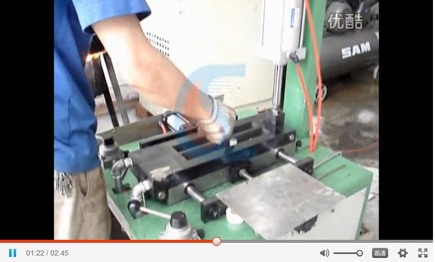 Pneumatic Solder ball casting machine video.