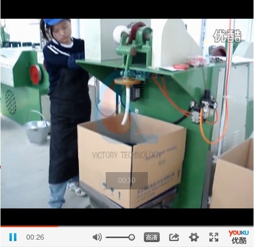 Zinc wire Take-up machine VIdeo